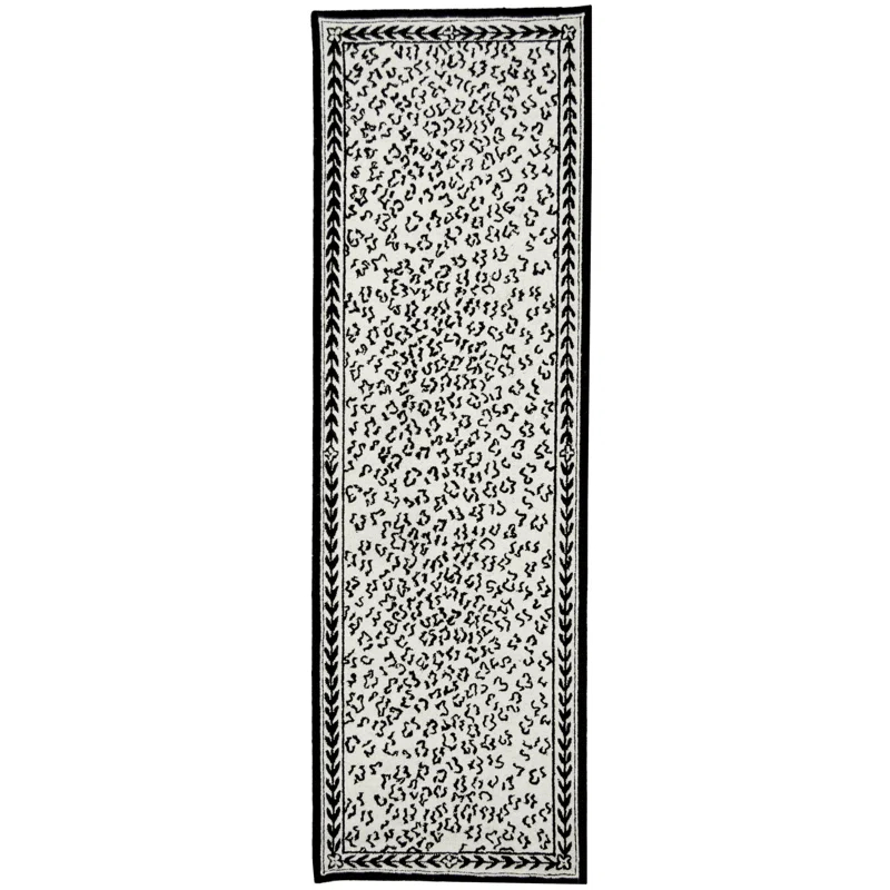Chelsea Hand Hooked Wool Animal Print Rug