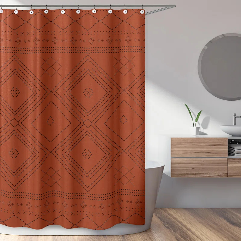 Sweet Jojo Designs Geometric Shower Curtain