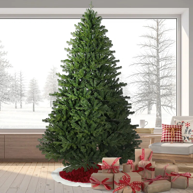 Fraser Hill Farm Fraser Hill Farm Unlit Traditional Oregon Pine Artificial Christmas Tree
