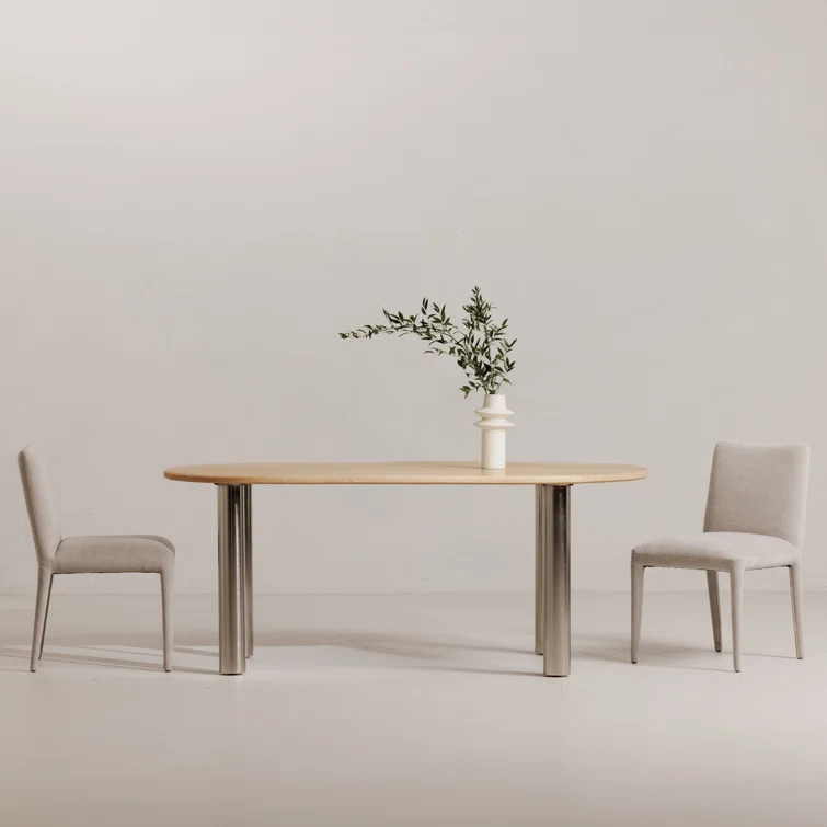 Astyn 73.5" Marble Iron Dining Table