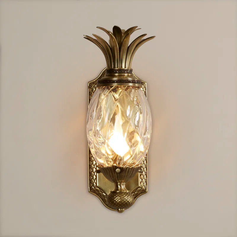 Hinkley Plantation 1 - Light Burnished Brass Armed Sconce