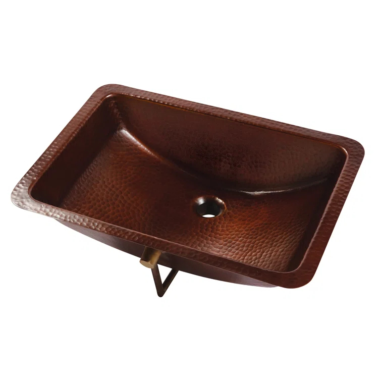 Sinkology Curie 21" Undermount Bathroom Sink in Copper SB206-21AG