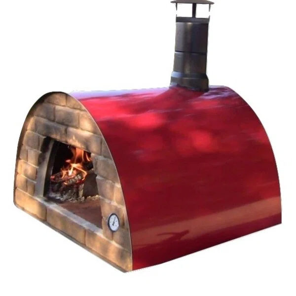 Authentic Pizza Ovens Authentic Pizza Ovens Stainless Steel Countertop Wood Burning Pizza Oven