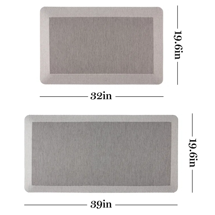 Martha Stewart Martha Stewart Mira Modern Heathered Anti-Fatigue Air-Infused Kitchen Mat