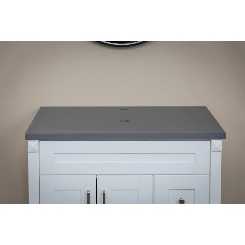 Eden Terrazzo 31'' Stone Single Bathroom Vanity Top