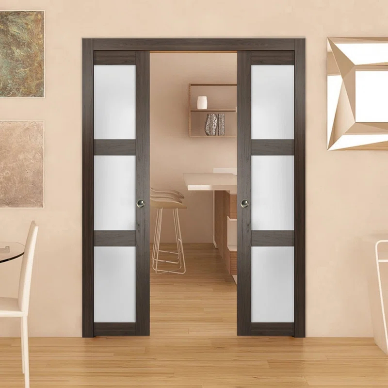 SARTODOORS Lucia Frosted Glass Standard Door Slab