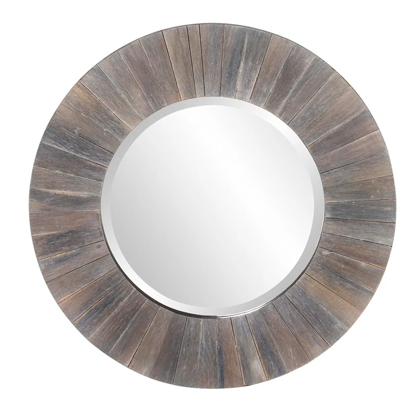 Highland Dunes Mourya Solid Wood Mirror