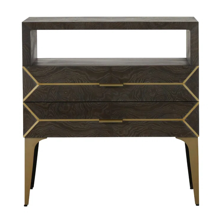 Gabby Westville 30'' W Solid Wood Nightstand