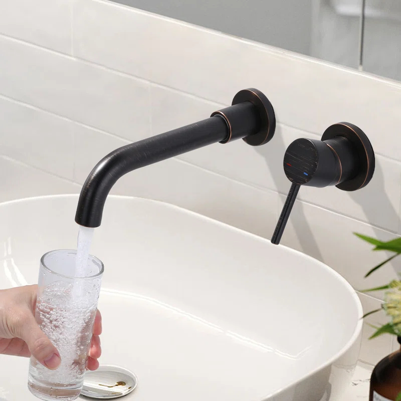 IVIGA Single Handle Wall Mounted Bathroom Faucet for Sink
