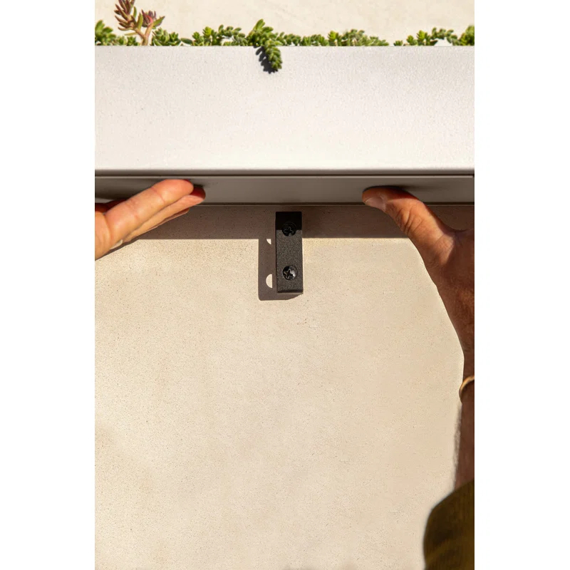 Veradek Geo Series Plastic Trough Hanging Planter