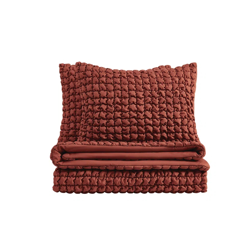 Christian Siriano NY Textured Puff Comforter Set