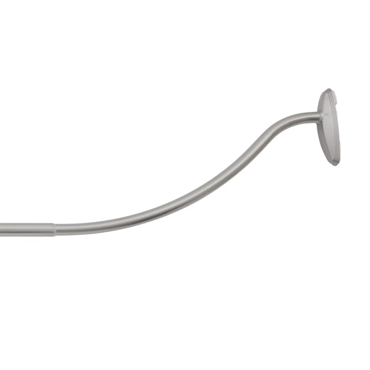 Kenney 72'' Curved Shower Curtain Rod
