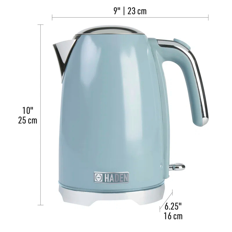 HADEN 1.7 Quarts Stainless Steel Electric Tea Kettle
