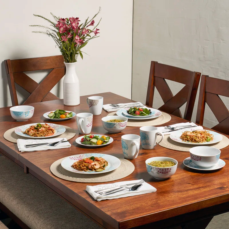 Tabletops Gallery 16 piece Dinnerware Set Emma