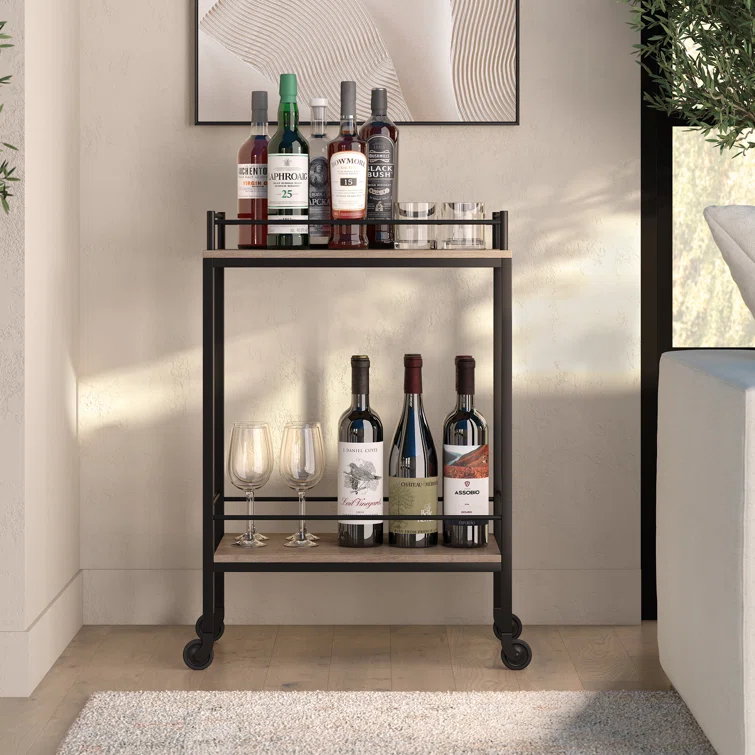 Wade Logan® Barnes Metal Bar Cart