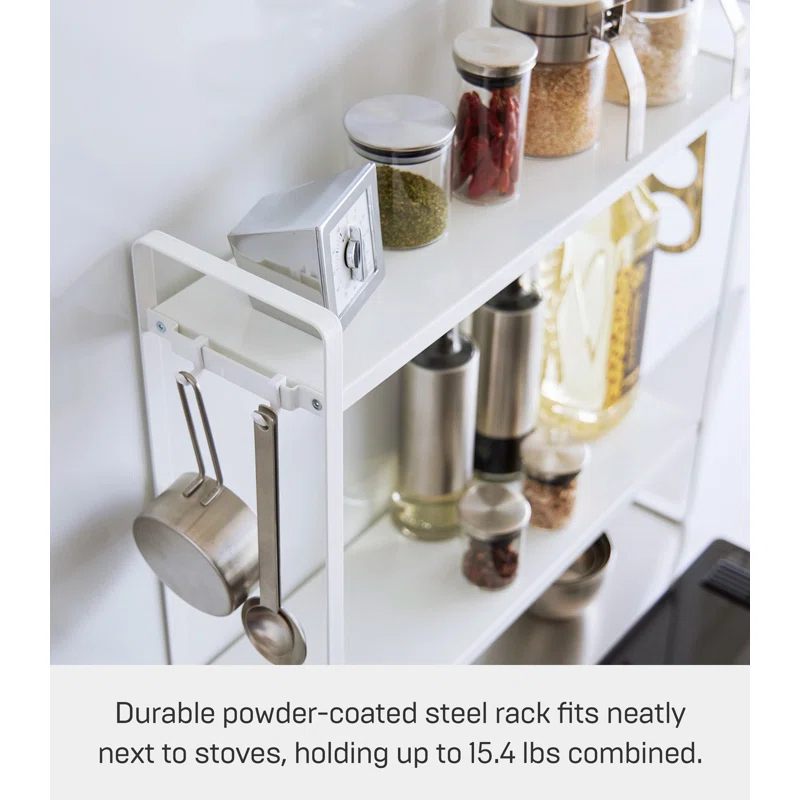 Yamazaki Home Two-Tier Countertop Rack, Steel