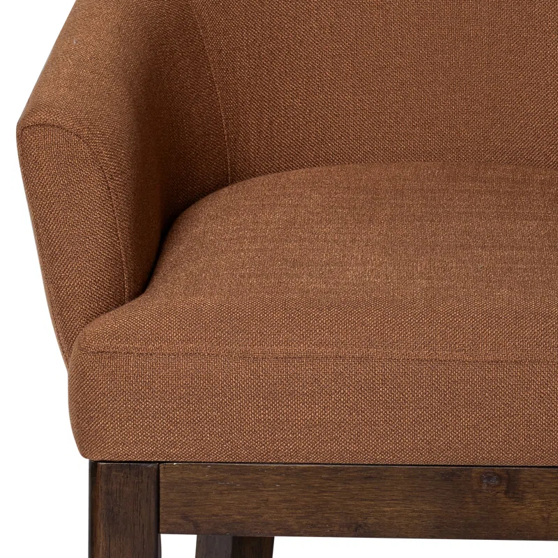 Maven Lane Maven Lane Isabella Swivel Stool Upholstered with Canvas Fabric