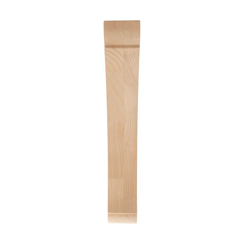 Architectural Products by Outwater L.L.C. 10 in x 1-7/8 in x 7 in Unfinished Small Solid Traditional Plain Wood Bracket Corbel