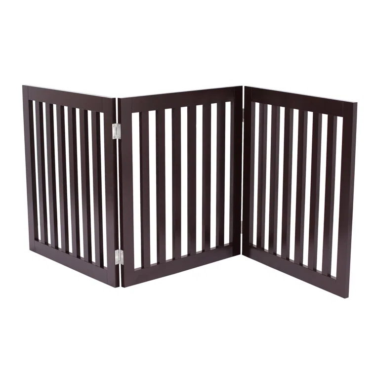 BirdRock Home Wood Free Standing Pet Gate
