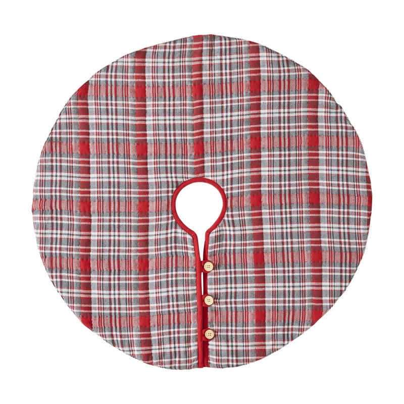 Plaid Cotton Tree Skirt