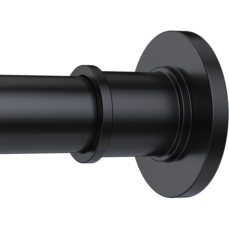 43'' Straight Wall Mounted Required Shower Curtain Rod
