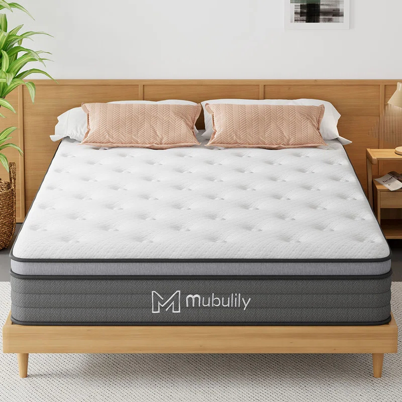 Mubulily 12'' Medium Gel Memory Foam Mattress