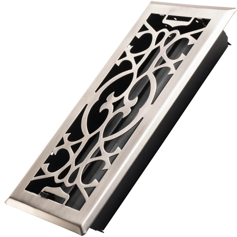 Home Intuition Victorian Floor Vent Cover Register With Mesh Net