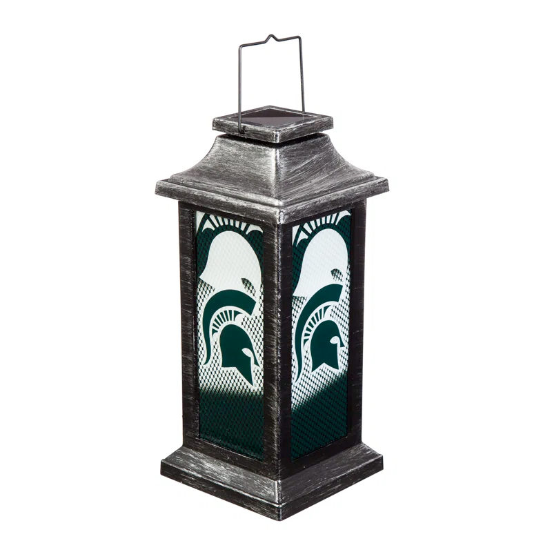 Evergreen Enterprises, Inc NCAA Team 10'' Solar Powered Outdoor Lantern