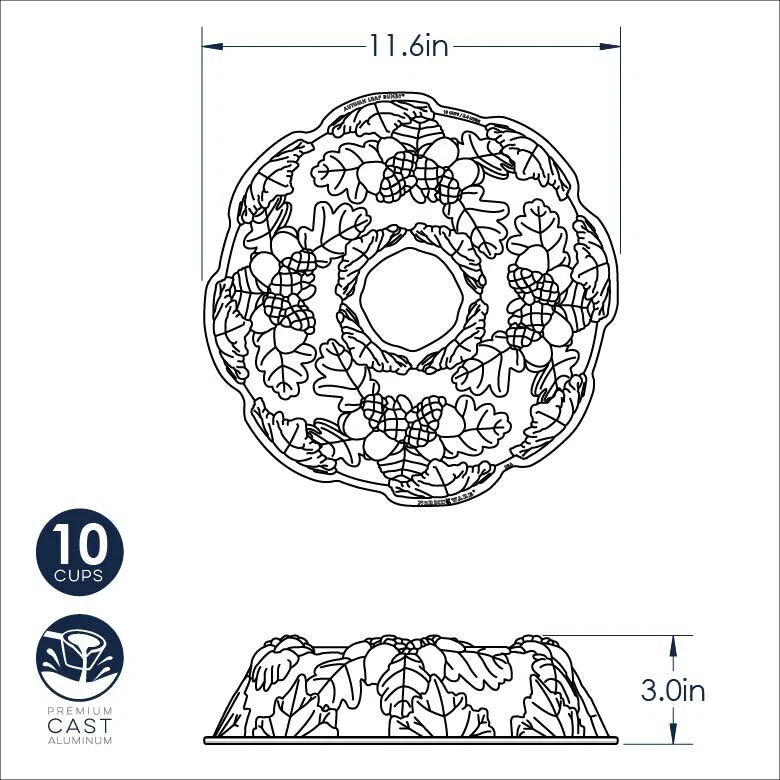 Nordic Ware Bundt® Autumn Wreath