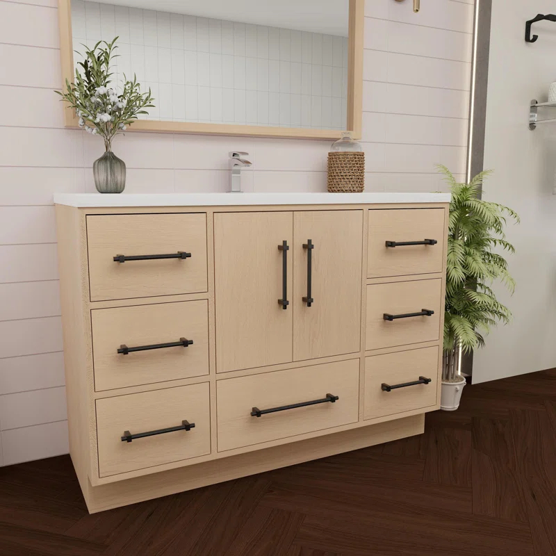 MEBO Victoria 47.2'' Single Bathroom Vanity with Acrylic Top