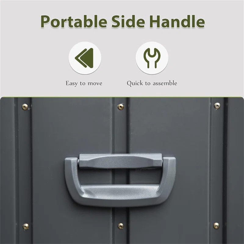 Tryimagine 160 Gallon Outdoor Storage Deck Box Waterproof, Large Patio Storage Bin For Outside Cushions, Throw Pillows, Garden Tools, Lockable