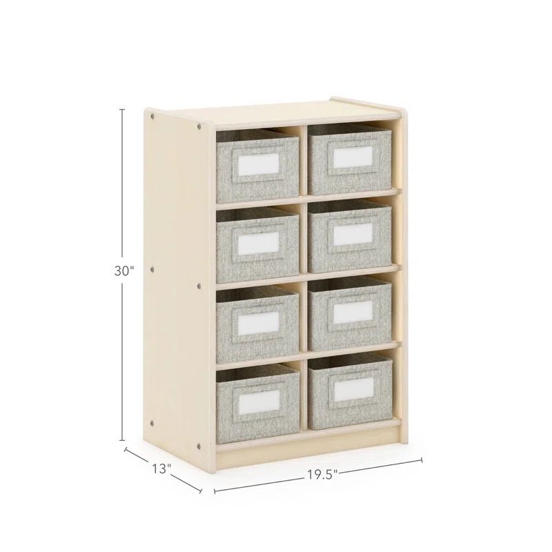 EdQ Essentials Bin Cubby Storage Organizer