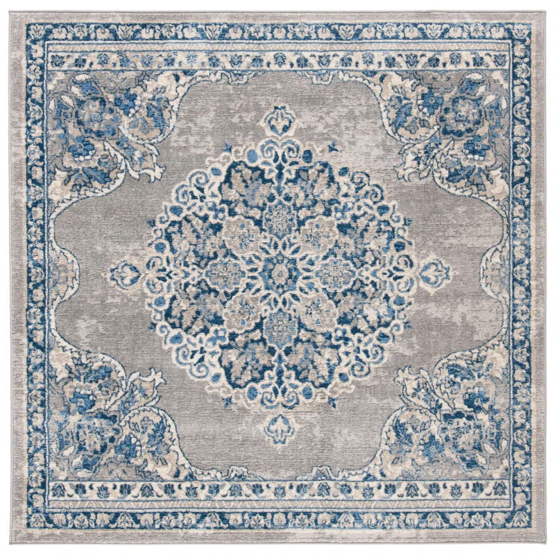 Kelly Clarkson Home Carlisle Light Gray/Blue Rug