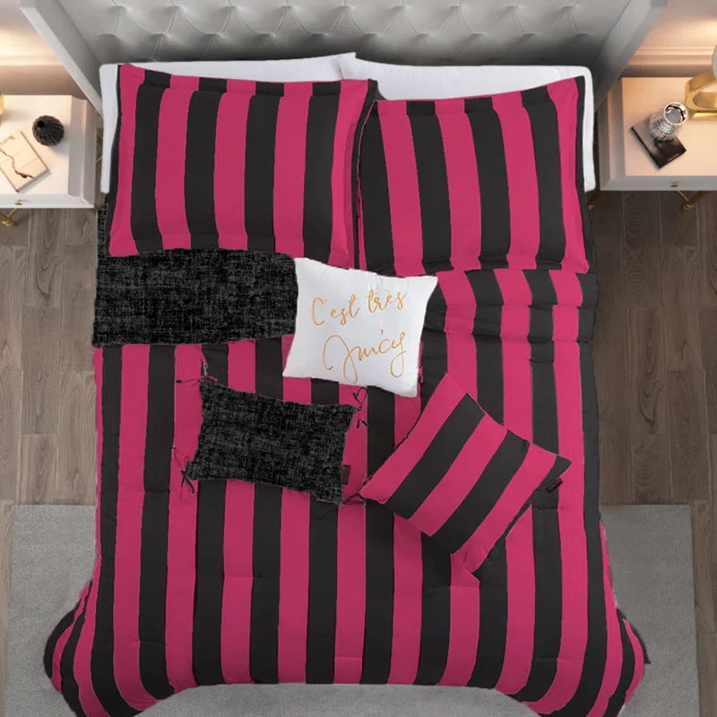 Juicy Couture Juicy Couture Cabana Stripe Comforter Sets