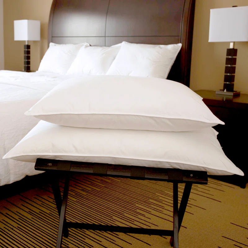 Downlite Downlite  Chamber Goose Down & Feather Medium Soft Pillow - White Goose Down Blend, Used in Fine Hotels
