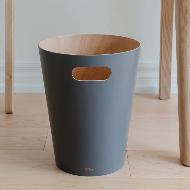 Zallie Trash Can - Charcoal