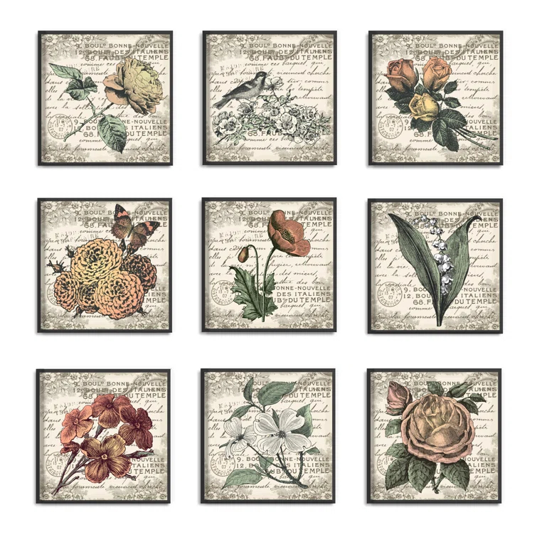 Ophelia & Co. Firebaugh " French Botanical Illustrations " by In House Art 9 - Pieces