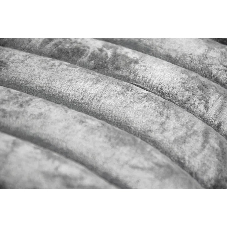 Kevin O'Brien Studio Channel Modern & Contemporary Velvet Quilt