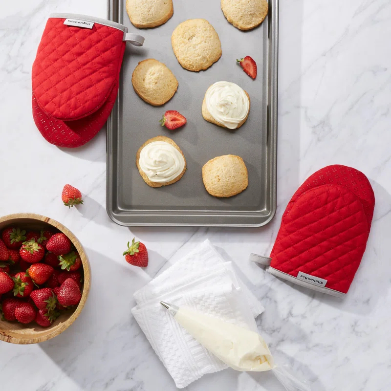KitchenAid® KitchenAid Asteroid Solid Textured Mini Oven Mitt (Set of 2)