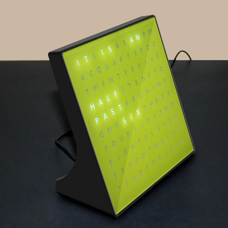Brayden Studio® Digital Plastic / Acrylic Electric Tabletop Clock