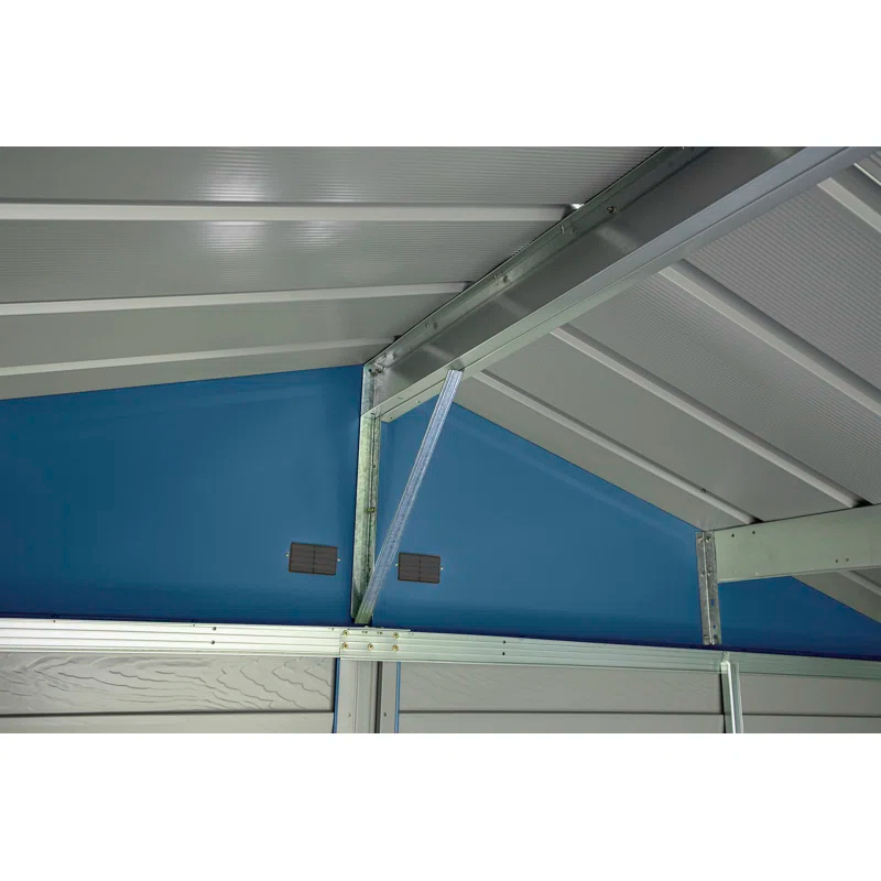 10 ft. W x 14 ft. D Steel Horizontal Storage Shed