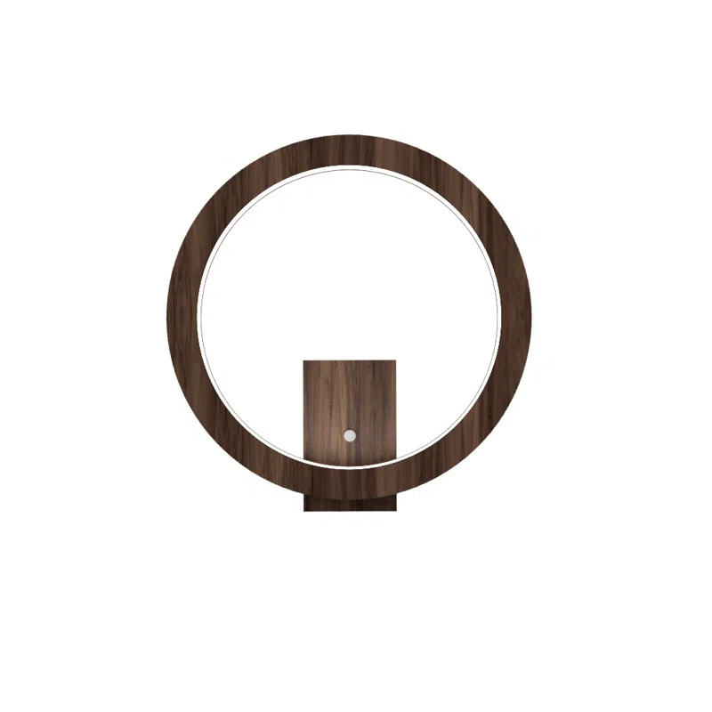 Frame Manufactured Wood LED Flush Mounted Sconce