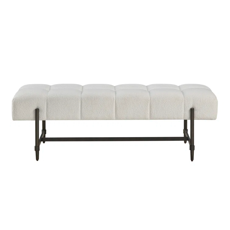 Universal Furniture Serene Polyester Blend Upholstered Bench