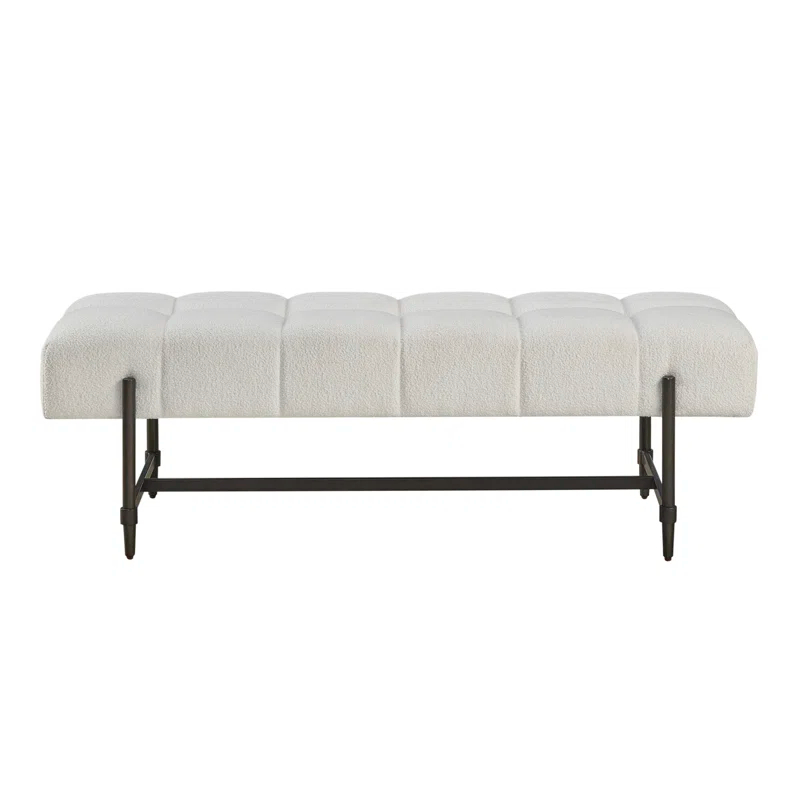 Universal Furniture Serene Polyester Blend Upholstered Bench