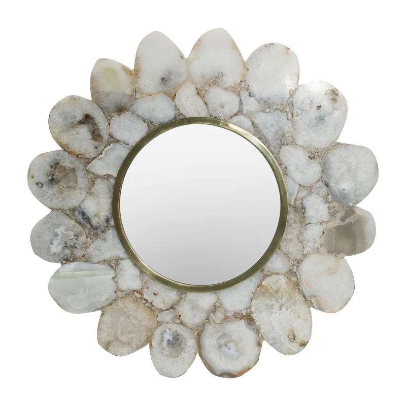 A&B Home Agate Flat Mirror