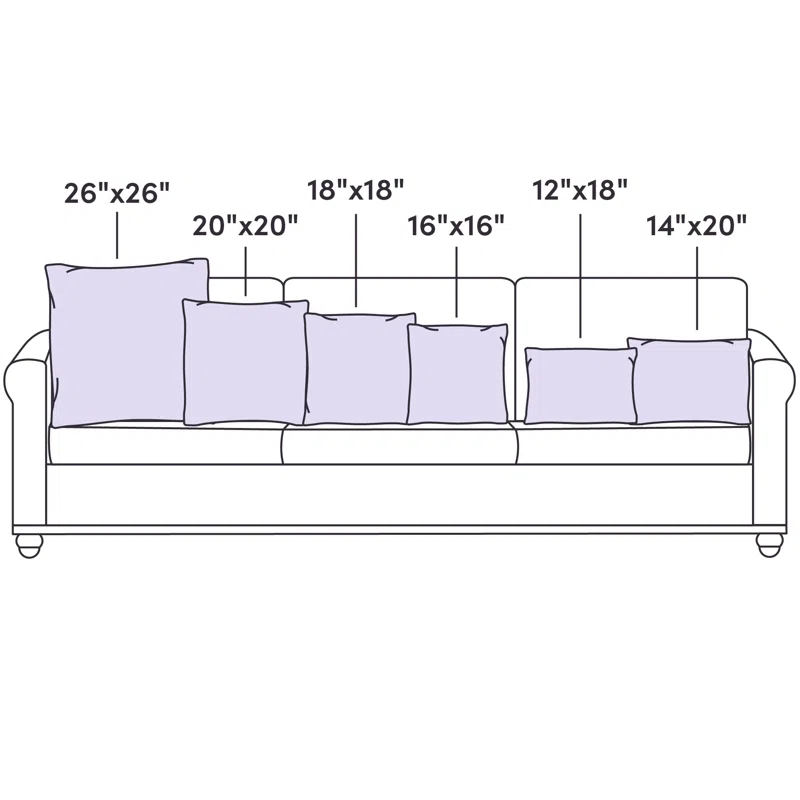 Houndstooth Cotton Blend Reversible Pillow Cover (Set of 4)