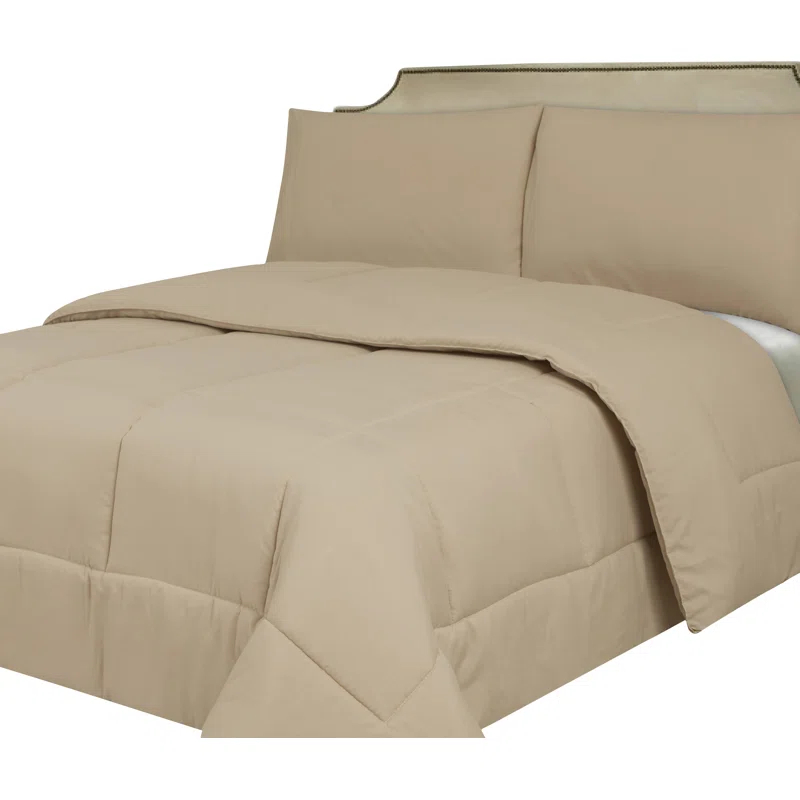 Sweet Home Collection Box Stitch Super Soft Single Comforter