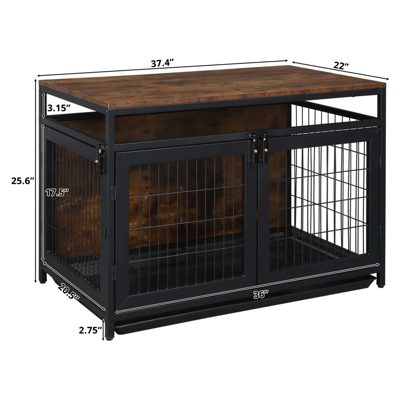 Tucker Murphy Pet™ 37.4 "Furniture Dog Cage