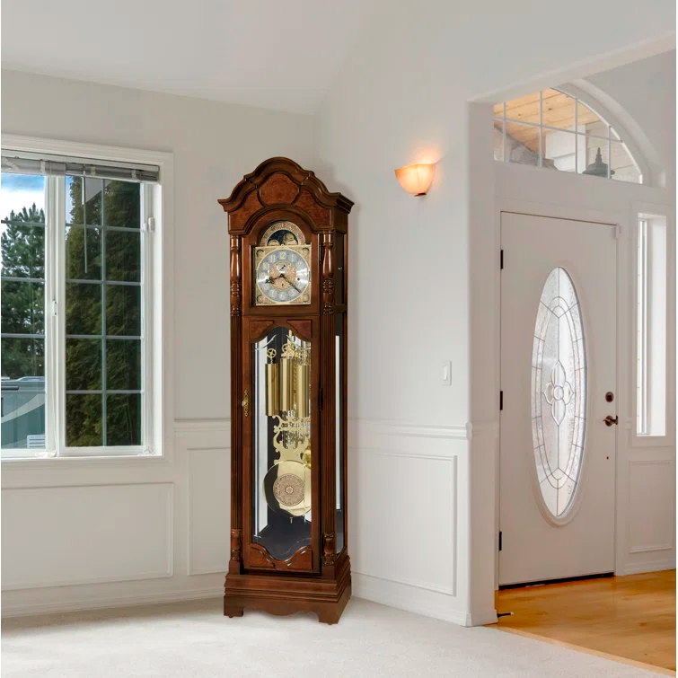Howard Miller® Wilford 83'' H Solid + Manufactured Wood Grandfather Clock