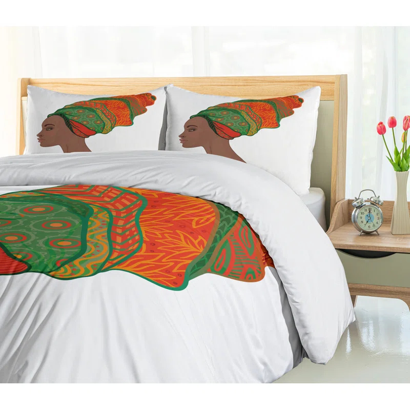 Ambesonne African Modern & Contemporary Duvet Cover Set